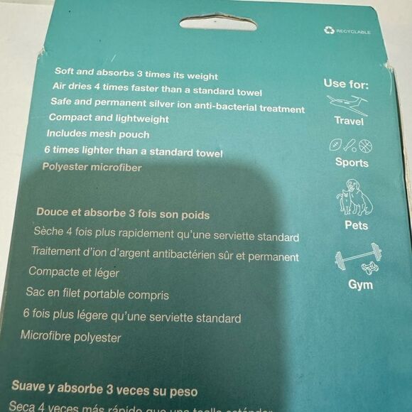 Anti-bacterial Travel Towel - Picture 2 of 4